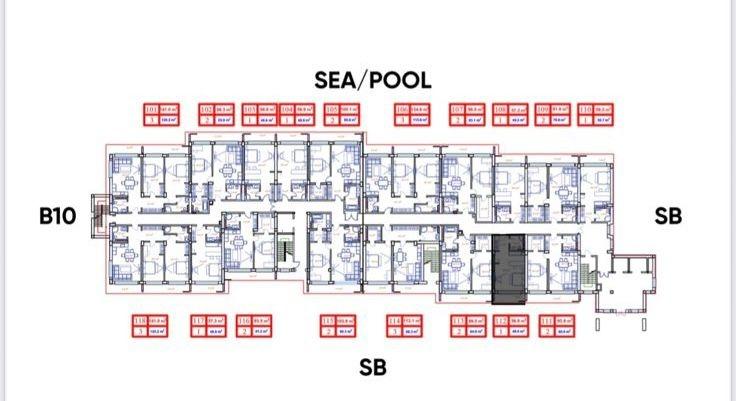 1 otaqlı mənzil, 56.8 m², Sea Breeze, 2 (Lighthouse) — Mənzil, Bakı (7)