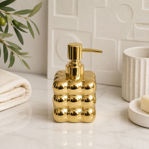 Dozator, 300 ml, Şüşə, Qızılı — Bakı