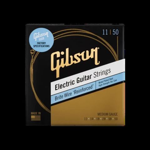 Gibson Brite Wire Reinforced – Elektrik Gitara Simləri, Medium Gauge — Bakı