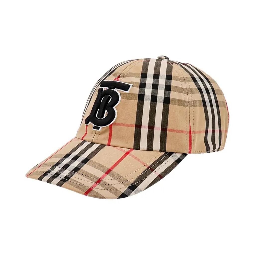 Original Burberry kepkasi. Bej rəng əsaslı, klassik xallı (çekli) — Baş geyimi, Bakı (2)