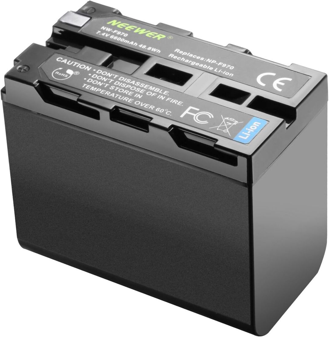 Neewer NP-F970 ikili batareya və adapter dəsti — Foto və video texnikası, Bakı (7)