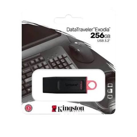 Kingston DataTraveler Exodia USB 3.2 Flash Yaddaş – 256GB - Model — USB Flash Drives