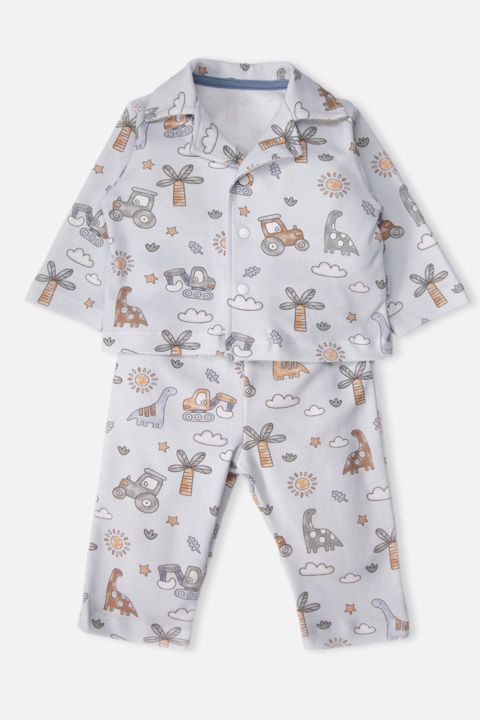 Şalvarlı pijama dəsti Bebetto F1548, mavi, pambıq, ölçü 24-36 ay — 49 ₼ · Bakı · Mallar Şalvarlı pijama dəsti Bebetto F1548, mavi, pambıq, ölçü 24-36 ay — Bakı