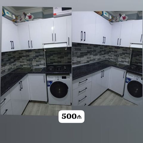 MMətbəx mebeli satılır 500₼. Ölçü 1.90/1.90 .Üzərində qaz moyka — Digah