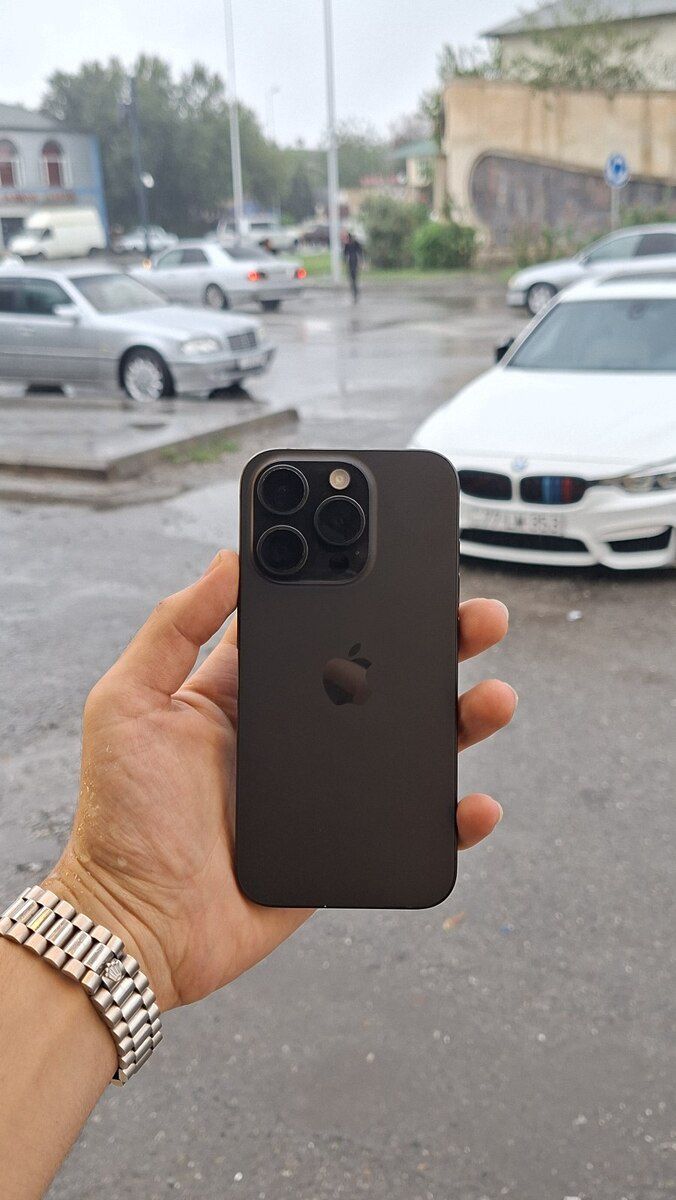 Apple iPhone 15 Pro Black Titanium 128GB/8GB — Smartfonlar, Kürdəmir (2)