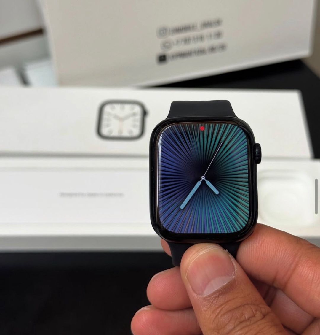 Apple Watch Series 7 Aluminum Midnight 45mm — Ağıllı saatlar və biləkliklər, Bakı (4)