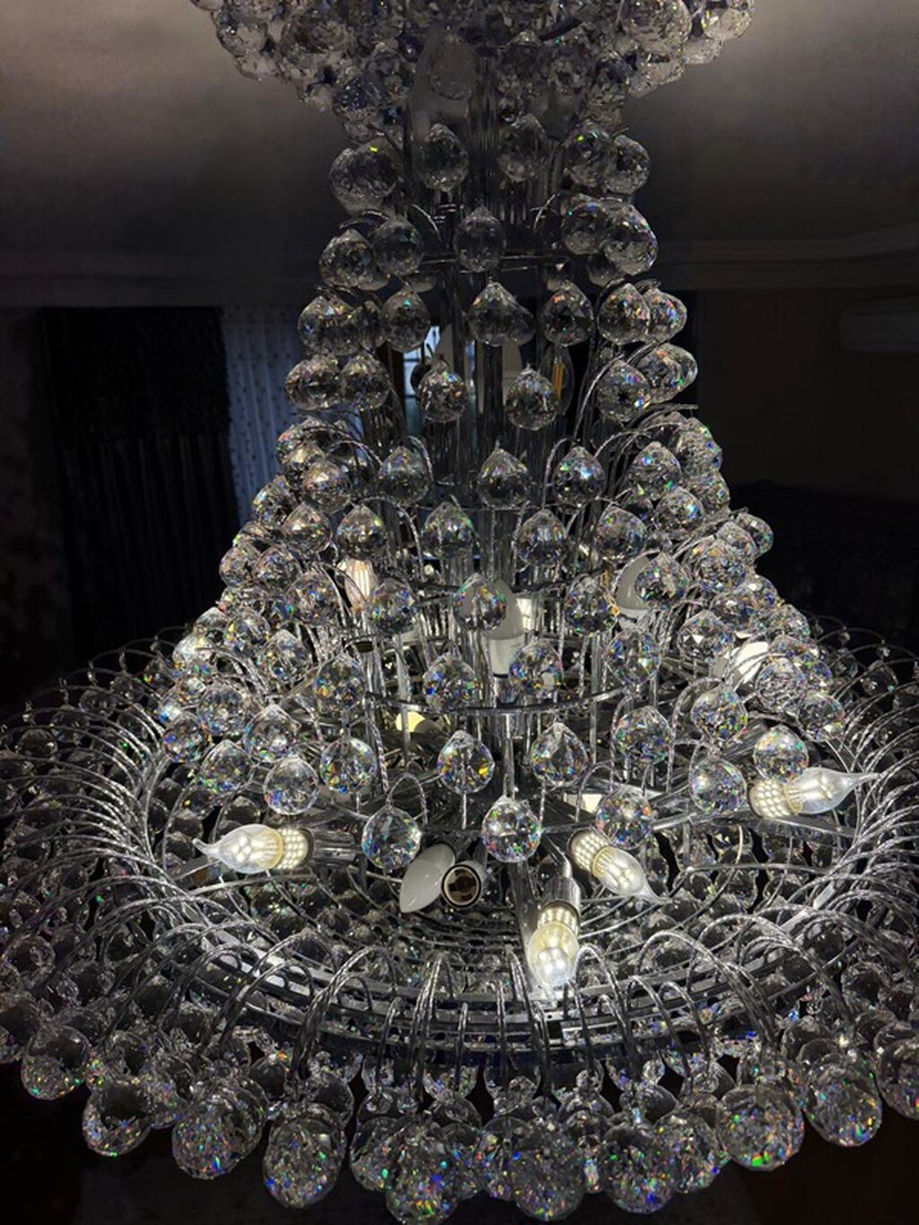 Çılçıraq, 10 və daha çox lampa, Xrustal — Tavan is?qlar? v? cilc?raqlar, Bakı (3)
