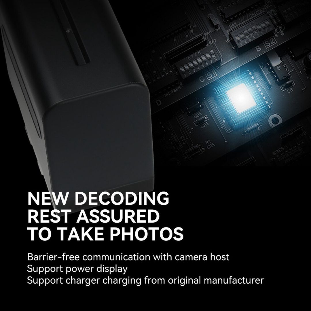 Fengbiao NP-F970 6600 mAh batareyası — Foto və video texnikası, Bakı (5)