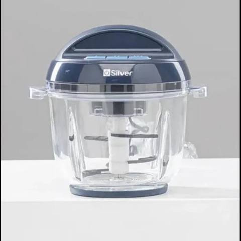 Silver SL-7311 Universal Doğrayıcı – 400W Şüşə Korpus Silver SL-7311 — Ас үй комбайндары және машиналары