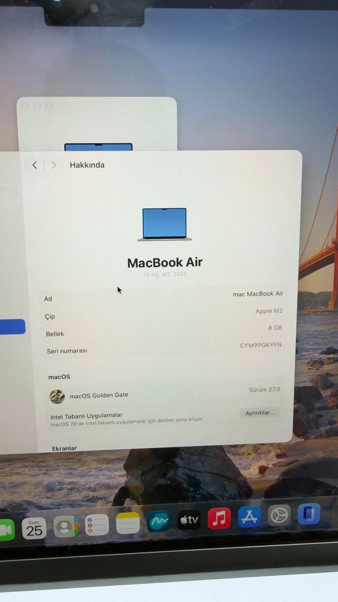 Apple MacBook Air 15'Inch M2 512 GB — Noutbuklar, Bakı (4)