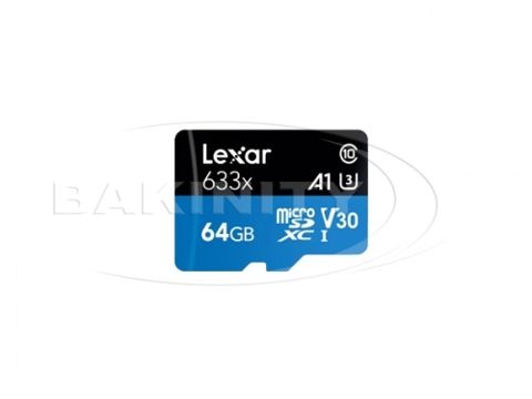 Yaddaş kartı Lexar High-Performance 633x microSDXC Uhs-ı (LSDMI64GBB633A) — Bakı