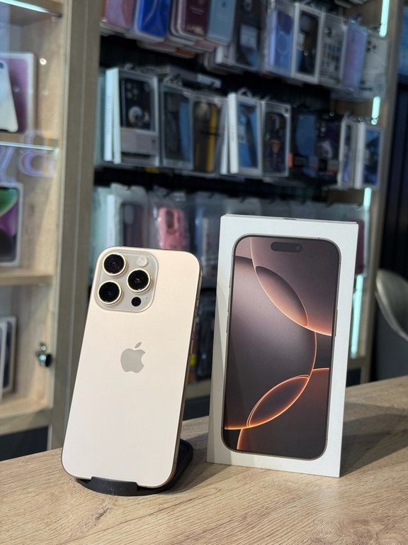 Apple iPhone 16 Pro Desert Titanium 256GB/8GB — Smartfonlar, Bakı (2)