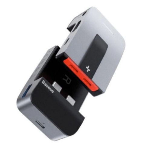 USB HUB Baseus Armor Age Type-C Bracket Multifunctional HUB Adapter — Bakı