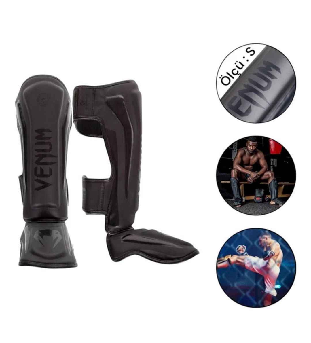 Futlar kikboks üçün Venum, qara, ölçü S — Mallar, Bakı