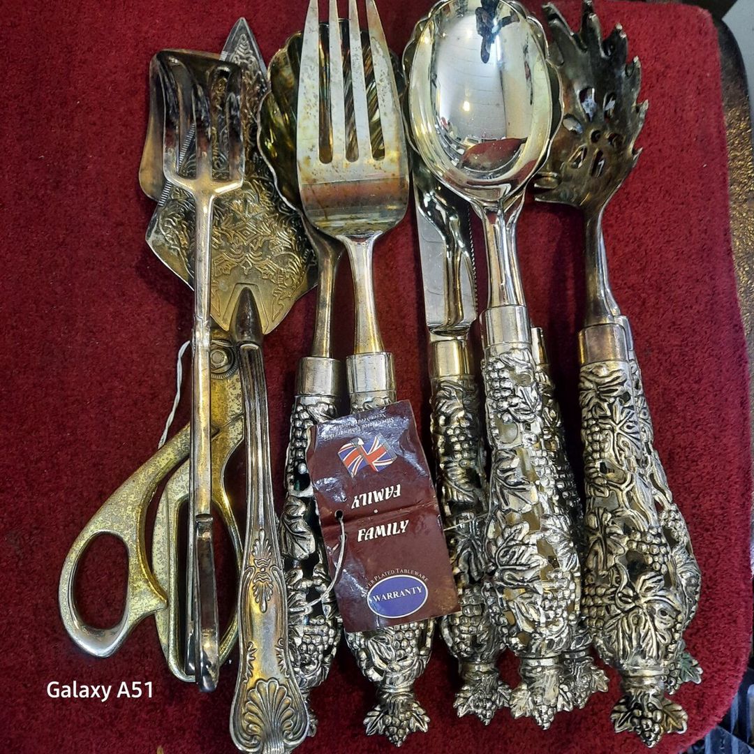 Qədimi gümüş qaşıq dəsti — Qablar və mətbəx əşyaları, Bakı (6)