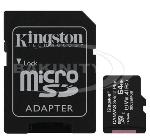 Yaddaş kartı Kingston SDC10G2/64GB — Bakı