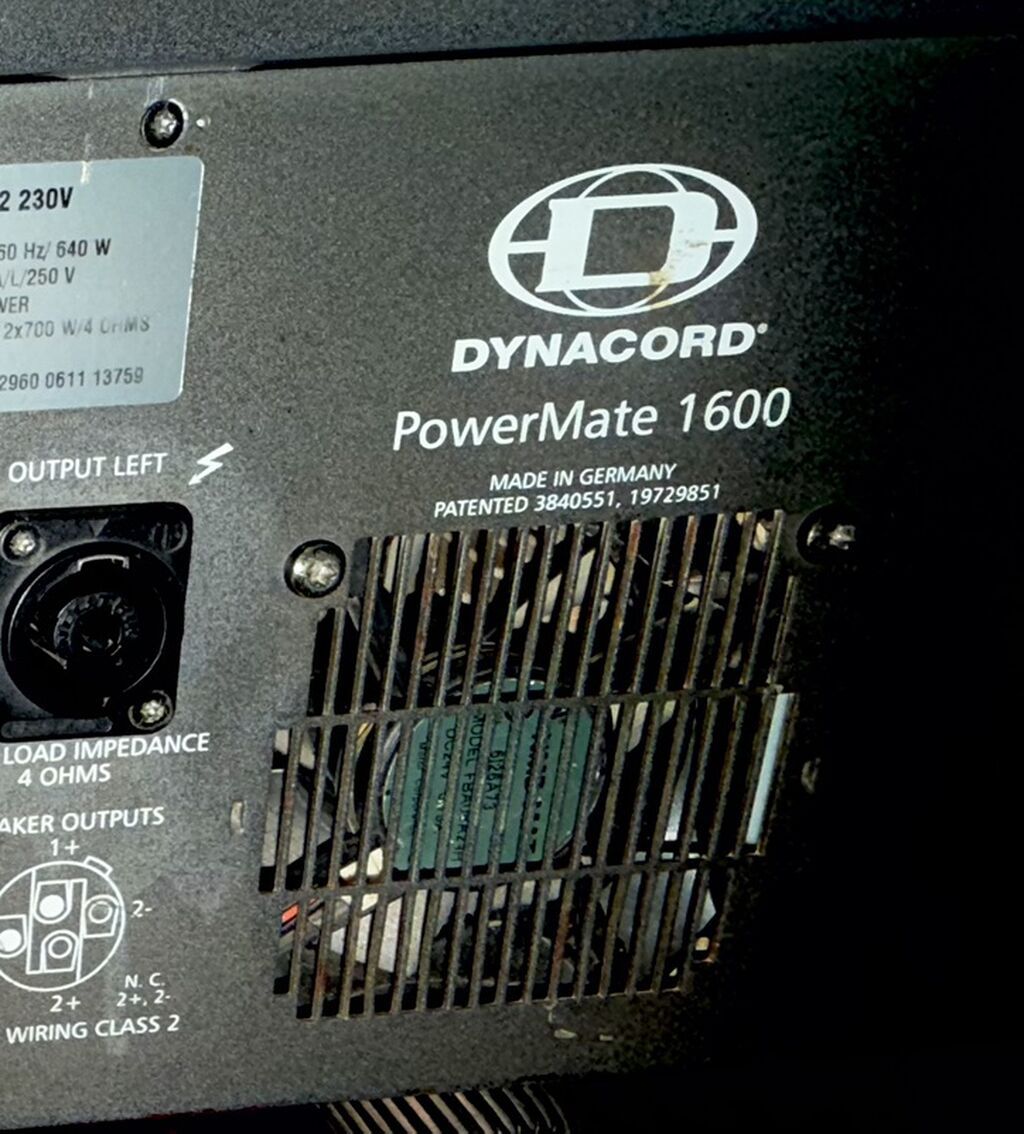 Dynacord PowerMate 1600 – gücləndiricili mikser - Marka/model — Studiya və konsert üçün, Masallı (3)