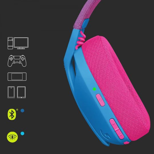 Oyun Qulaqlığı Logitech G435 Lıghtspeed Wireless Blue - 2.4GHZ - Emea - 9 — Oyun qulaqcıqları, Bakı (4)