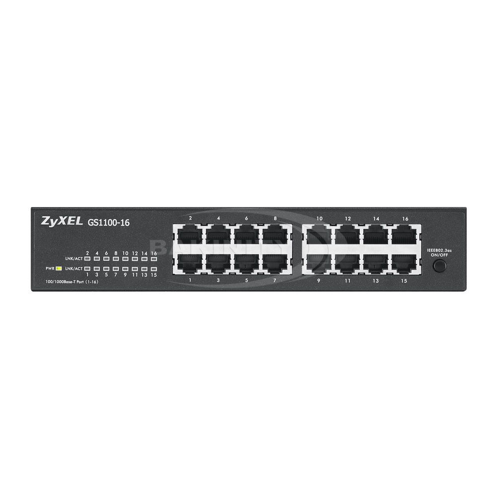 Kommutator Zyxel GS1100-16-EU0101F — Kommutatorlar və marşrutlayıcılar, Bakı (3)