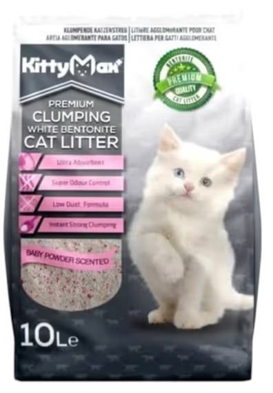 Pişik tualeti üçün doldurucu Kitty Max Baby Powder, 10 L — Bakı