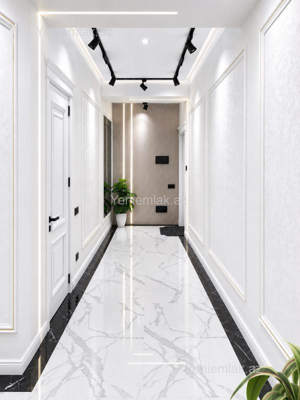 Satılır 3 otaqlı Bina evi menzil (Yeni tikili), 91 m², Nərimanov rayonu — Mənzil, Bakı (4)