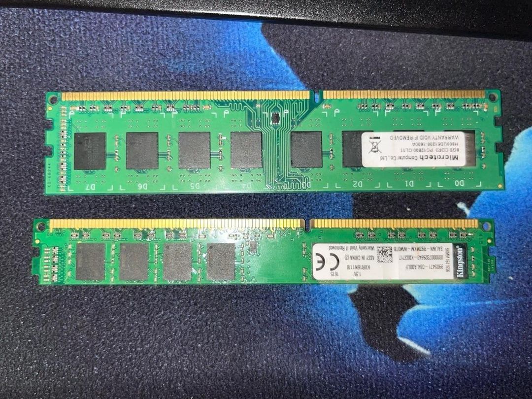 8GB DDR3 RAM (Kingston və Microtech) — Kompüterlər və noutbuklar, Bakı