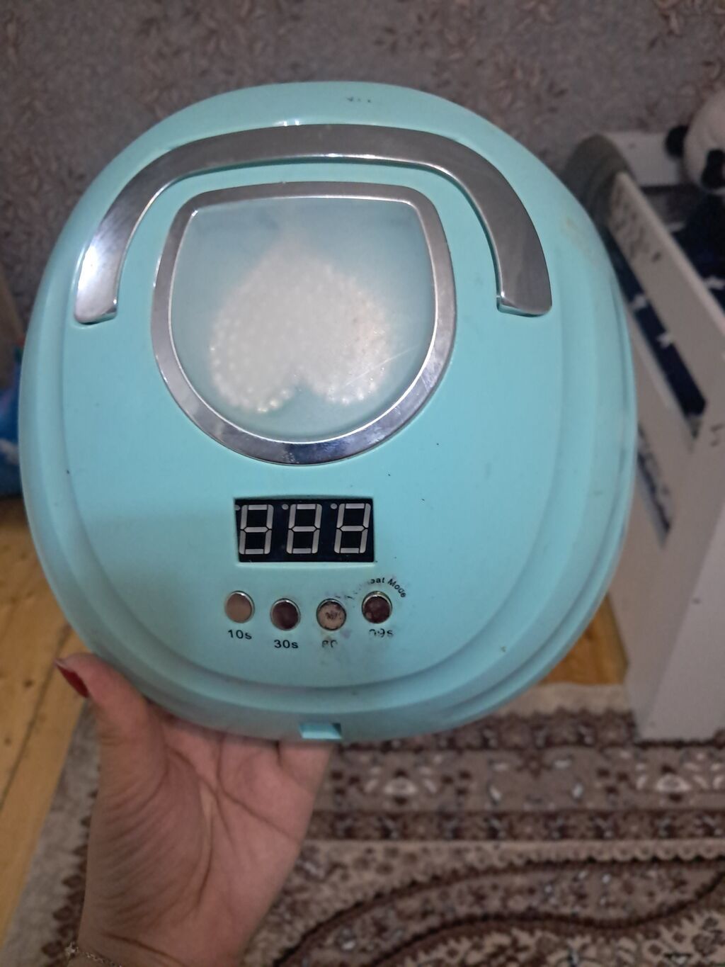 Uv/led dırnaq quruducu lampa - Rəng: mavi - Üst hissədə şəffaf — Digər, Xırdalan