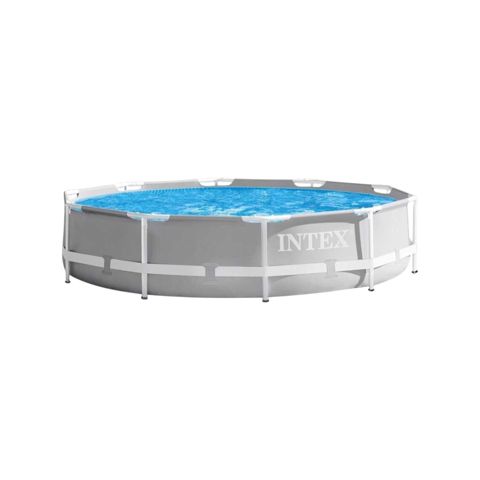Karkaslı hovuz Intex 26720NP, PVC, boz, 12706 l — Bakı
