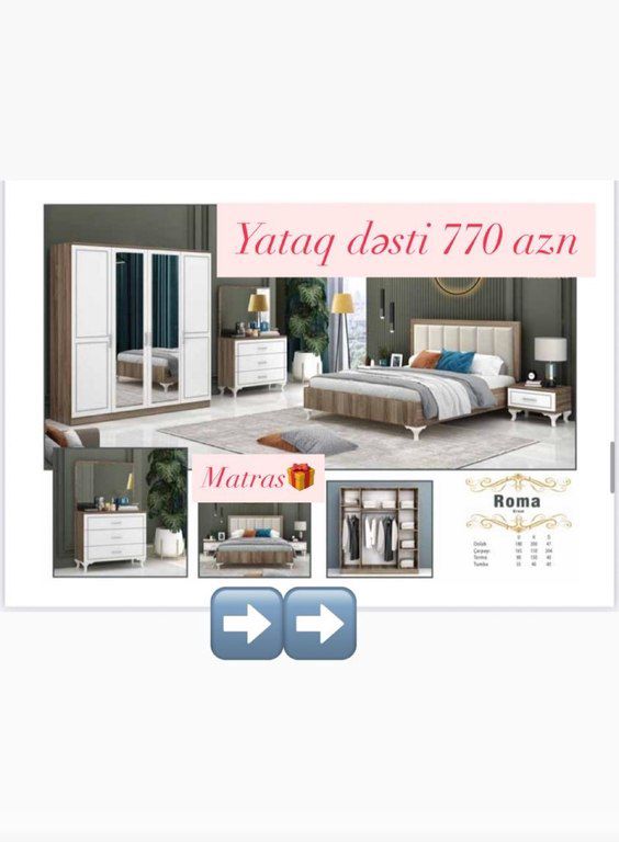 Yataq otağı mebeli — Mebel, Bakı (10)