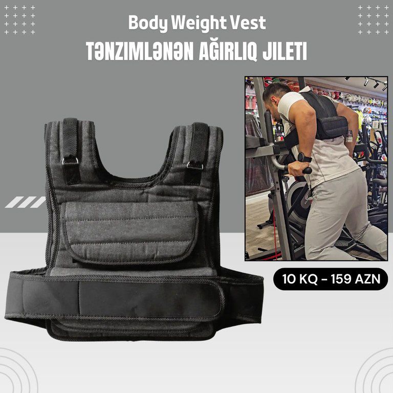 Ağırlıq jiletləri "Weight Vest" — İdman, hobi, istirahət, Bakı (3)
