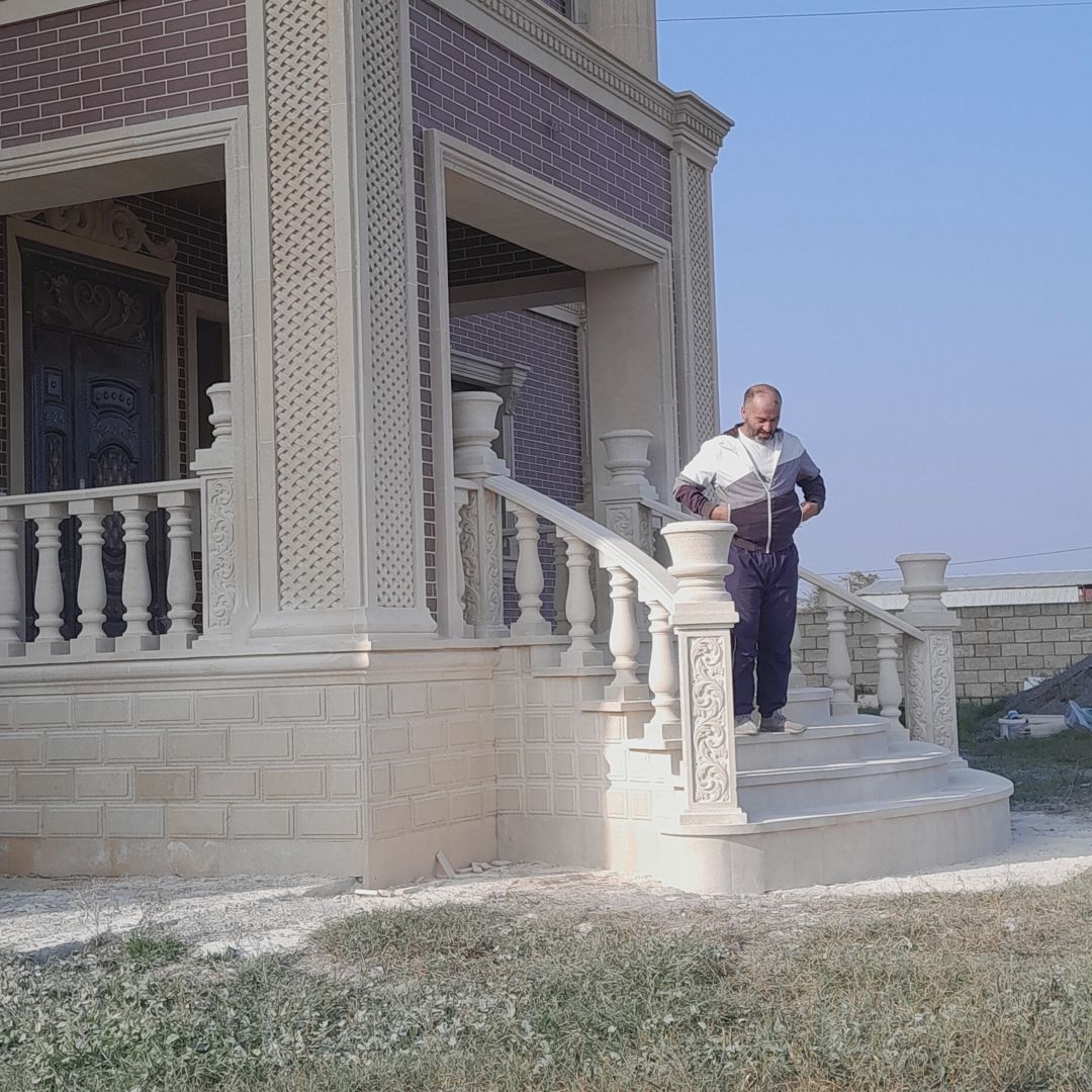 Mərmər, Aqlay — Roma — Mermer işləri, Bakı (6)