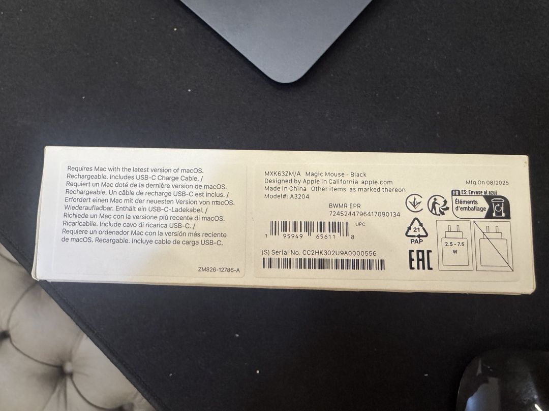Apple Magic Mouse Usb-c Black — Periferik cihazlar, Bakı (2)
