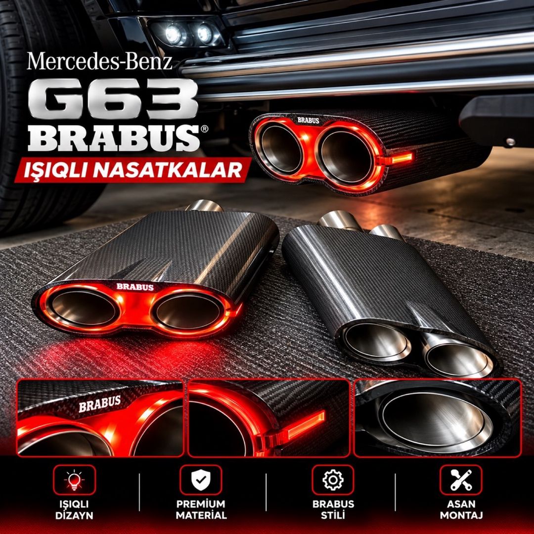 Mercedes Brabus səsboğucu başlığı — Ehtiyat hissələri və aksesuarlar, Bakı