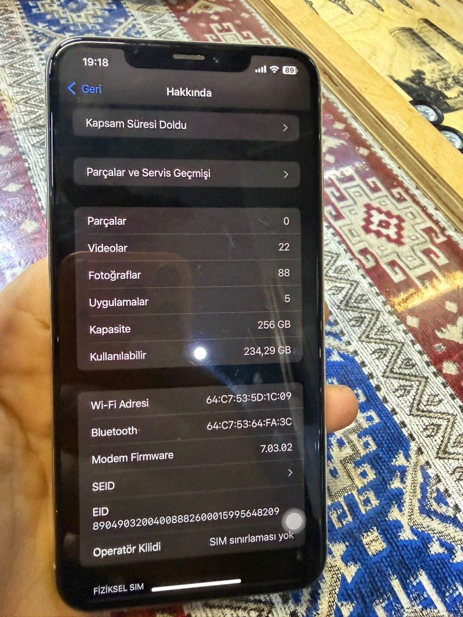 Apple iPhone XS Max Silver 256GB/4GB — Smartfonlar, Bakı (4)