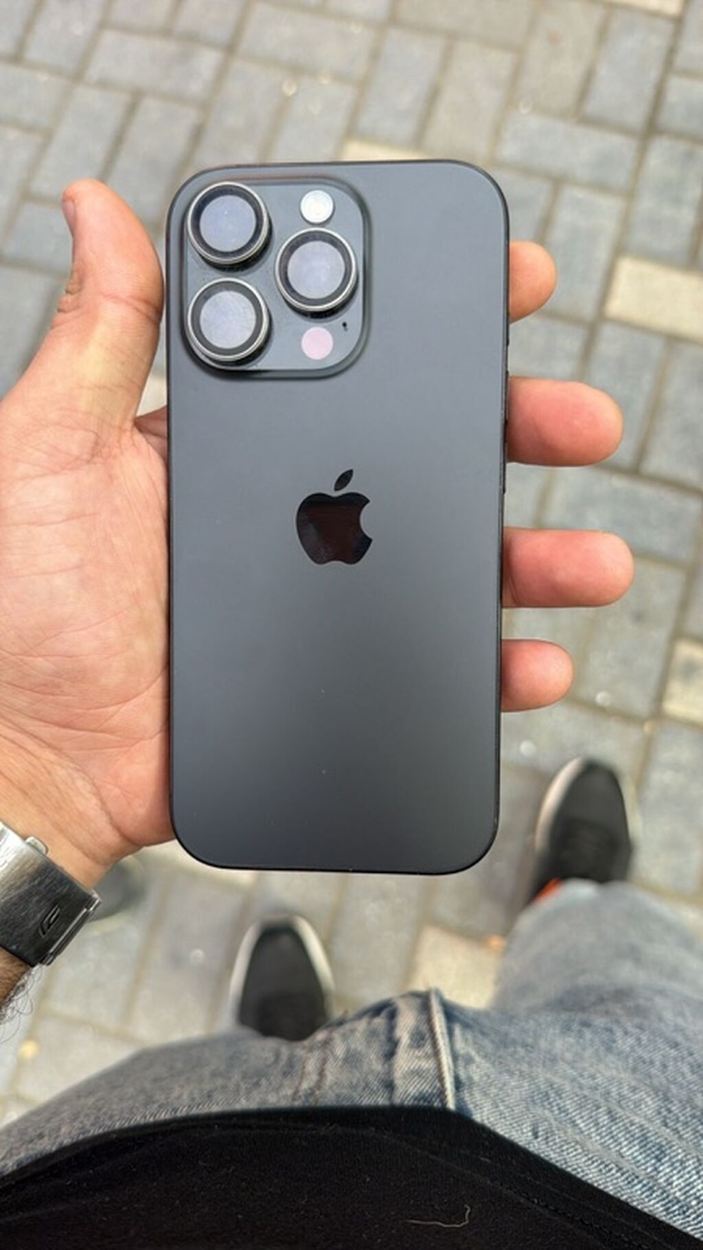 IPhone 15 Pro, Black Titanium, Face ID — Apple iPhone, Sumqayıt (2)