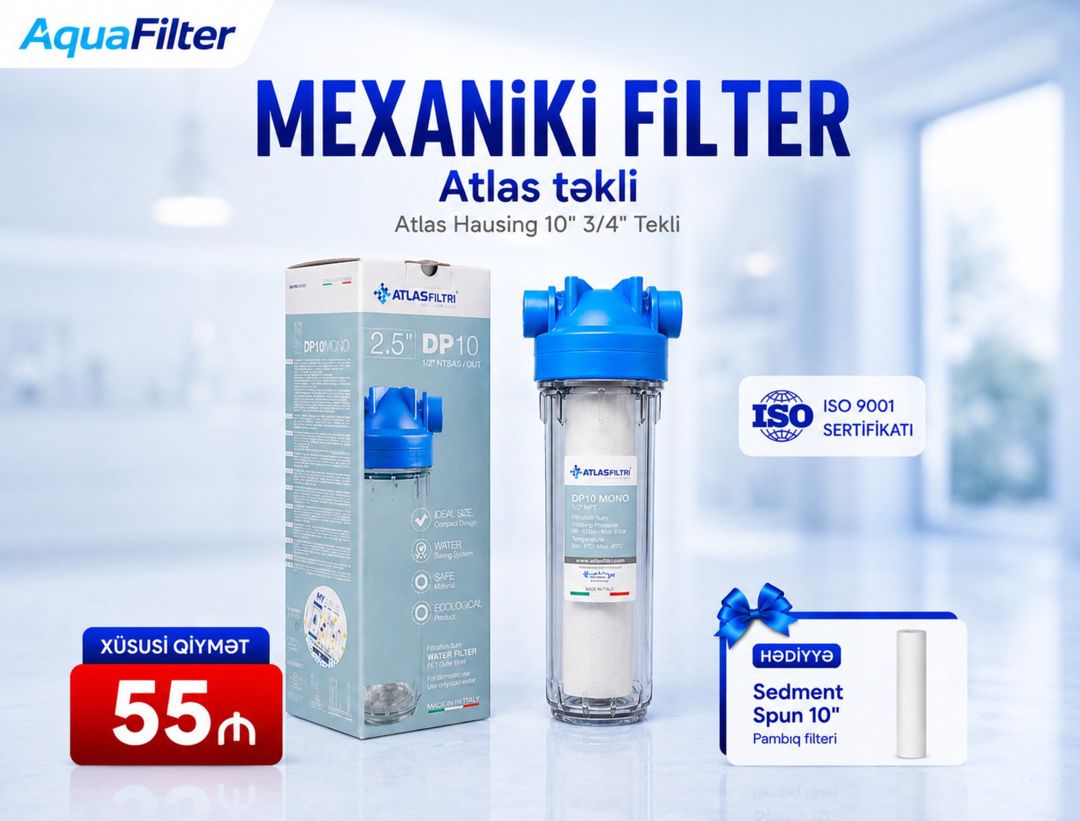 Su filteri Atlas hausing — Ev texnikası, Bakı