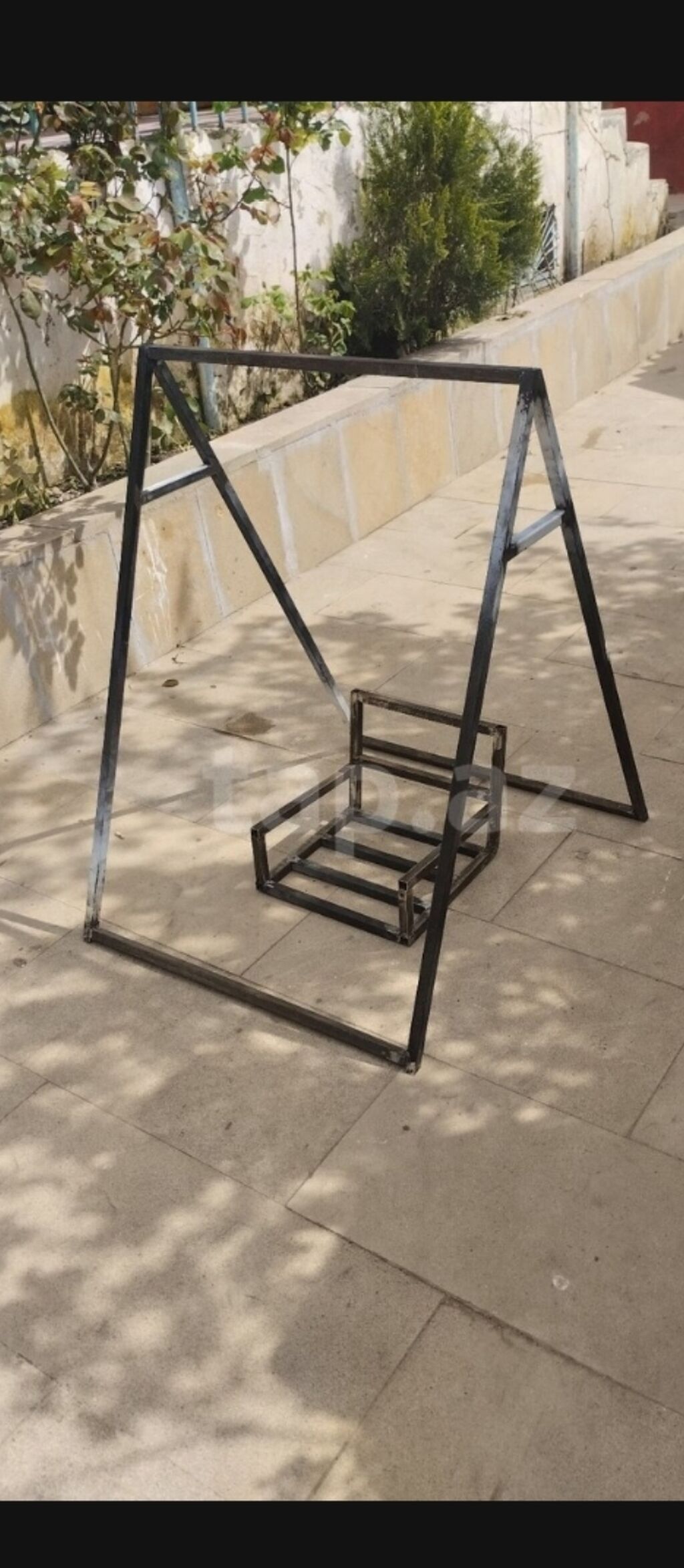 Metal yelləncək karkası - Material: qalın divarlı metal profil boru — Yelləncəklər-yuvaları və hamaklar, Pirəkəşkül (3)