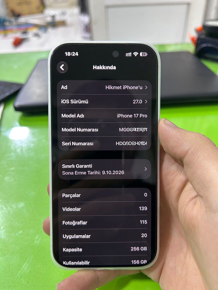 Apple iPhone 17 Pro Silver 256GB/12GB — Smartfonlar, Göyçay (8)