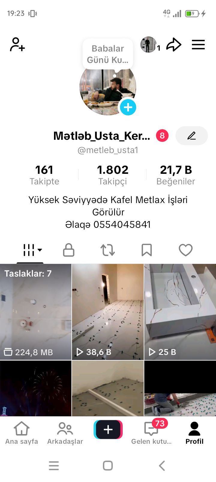Keromaqranit — Mətləb Əsgərzade — Plitə işləri, Bakı