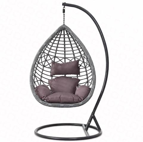 Asma yelləncək Rattan 13411, poliester/metal, qara, 92х68х118х195 sm — 749.99 ₼ · Баку · Mallar Asma yelləncək Rattan 13411, poliester/metal, qara, 92х68х118х195 sm — Баку