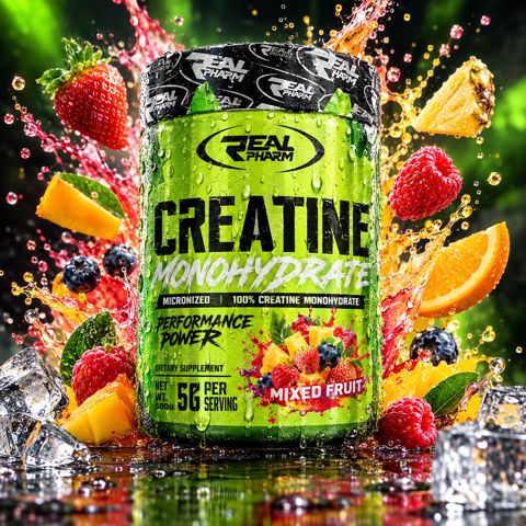 Kreatin monohidrat Real Pharm Mixed Fruit, 500 q — Bakı