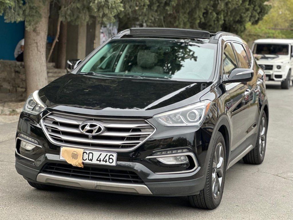 Hyundai Santa Fe, 2.0 L, 2016 il, 125 800 km 20-CQ-446 — Avtomobillər, Bakı (2)
