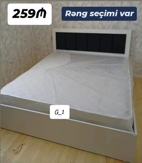 Taxt – 200×160 ölçü - Dəst: taxt + matras (matras qiymətə daxildir) — Bakı