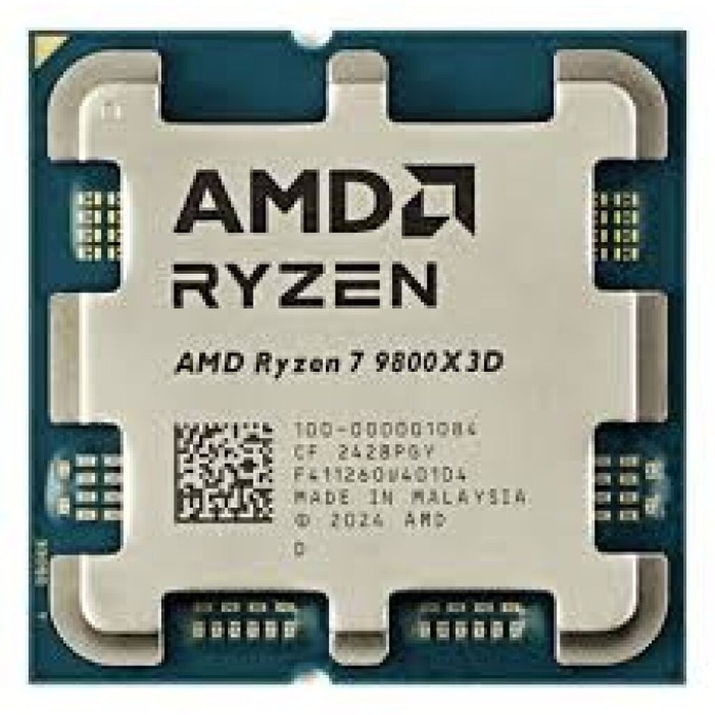 AMD Ryzen 7 9800X3D Prosessor Brend: AMD Model: Ryzen 7 9800X3D — Prosessor, Bakı