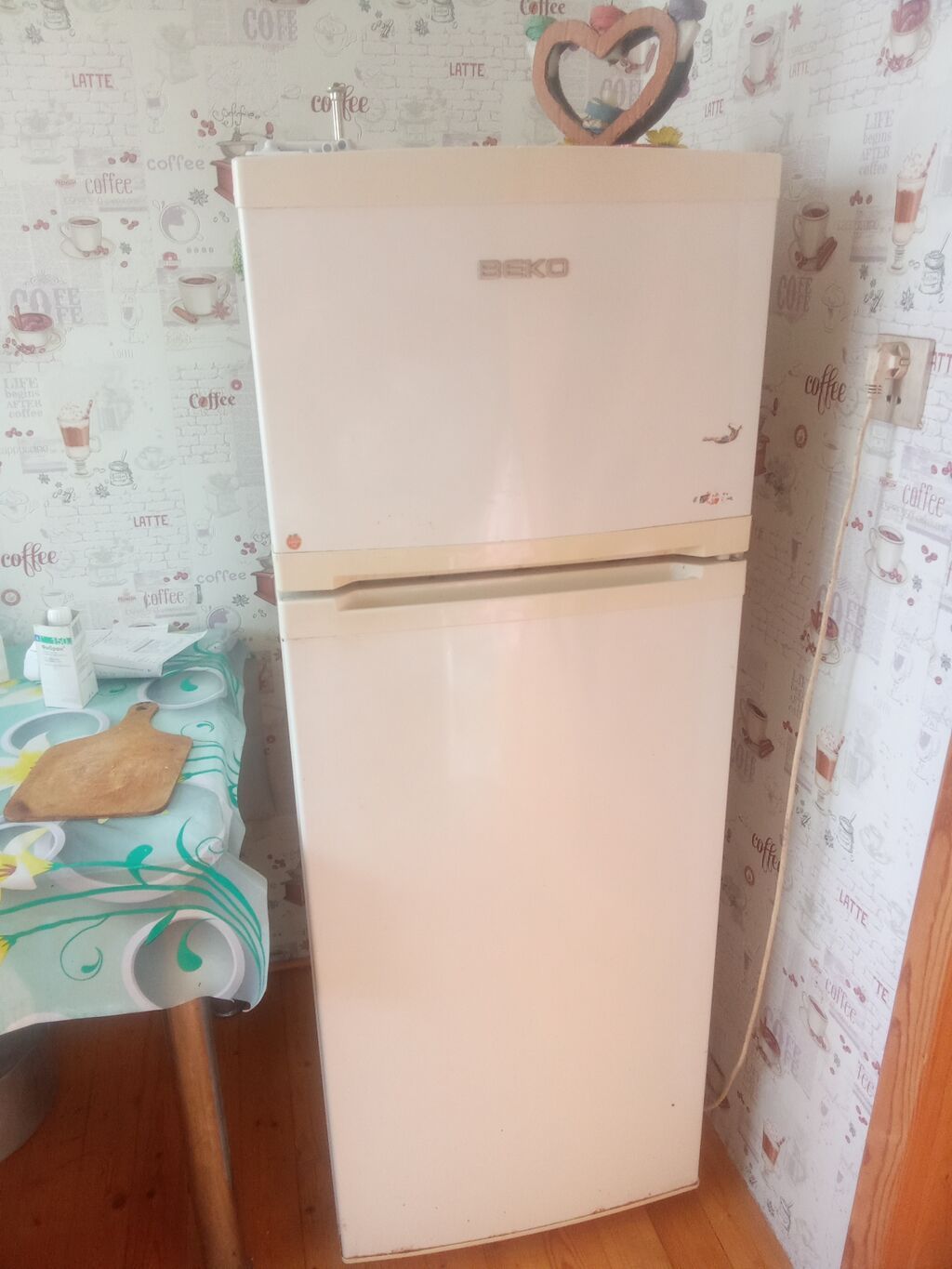 İşlənmiş 2 qapılı Beko Soyuducu Satılır, rəng - Ağ — Soyuducular, Mingəçevir (2)