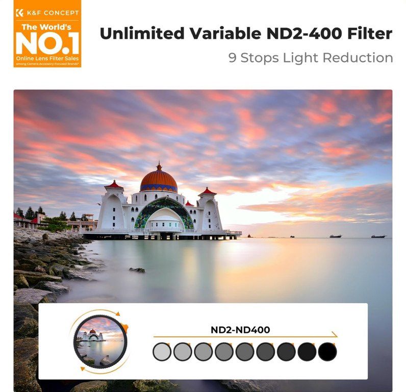 KF01.1905 95MM Slim Nano-x ND2~ND400 — Foto və video texnikası, Bakı (3)