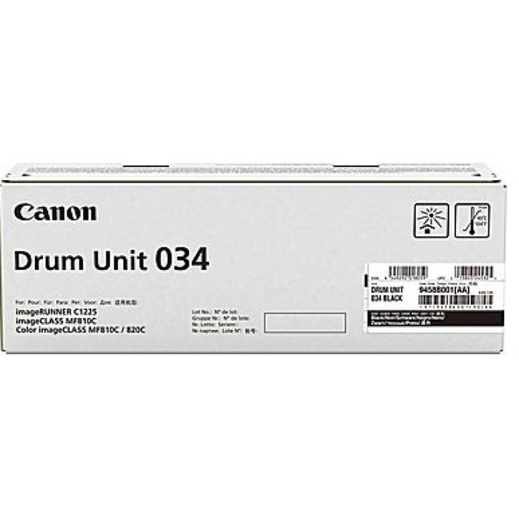 Canon Drum Unit 034 BK Black Original Fotobaraban (9458B001 — İstehlak malları və aksesuarlar, Bakı