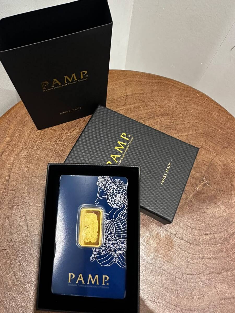 Qızıl külçə Pamp 10 q — Şəxsi əşyalar, Bakı (5)