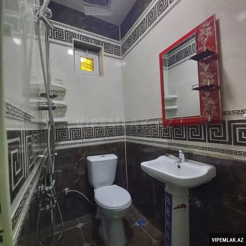 Sabunçu rayonunda 2 otaqlı Həyət evi Kirayə verilir, 60 m² — Ev, villa, Bakı (4)