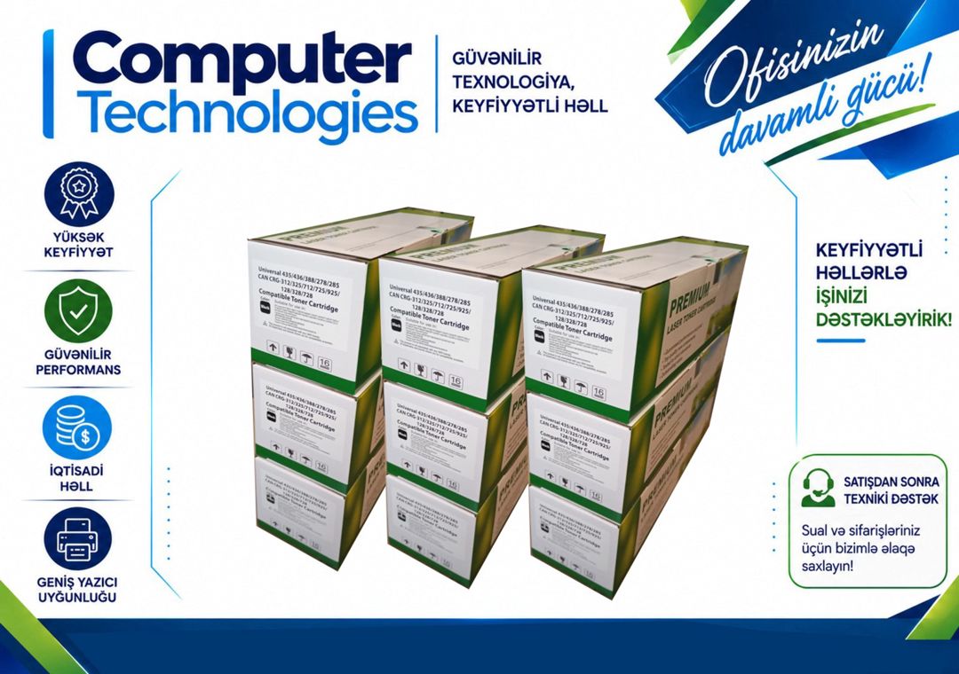 Kartric "A-Klacc LJ HP 35/36/78/85" — Ofis texnikası və istehlak malları, Bakı